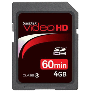 SanDisk 4GB Video HD Class-4 SDHC Card