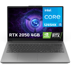 Laptop Lenovo Intel Core I5 1245hx (12va Gen) 16 Ram Ddr5 Ssd 512 Gb Nvidia Rtx 2050 4gb Pantalla 15.6″ (1920×1080)