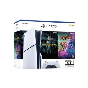 CONSOLA DE JUEGO SONY PS5 SLIM DISCO BUNDLE RATCHET CLANK RIFT APART Y RETURNAL