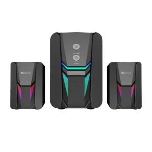 Parlantes Multimedia 2.1 XTRIKE ME SK-612 / Iluminación Raibow RGB