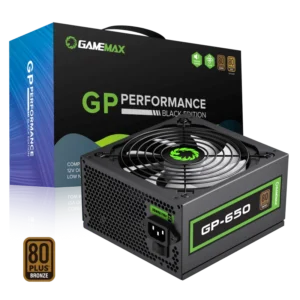 Fuente de Poder GAMEMAX GP-650-P4  Certificado 80 Plus Bronze