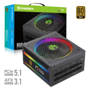 Fuente de Poder GAMEMAX RGB-SMART 850 PRO (ATX3.1 PCIe5.1)