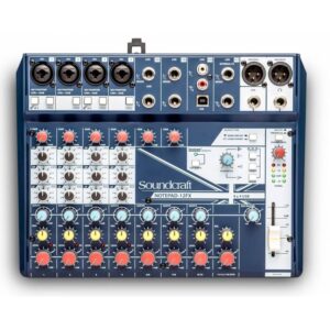 CONSOLA 12 CANALES SOUNDCRAFT NOTEPAD 12FX